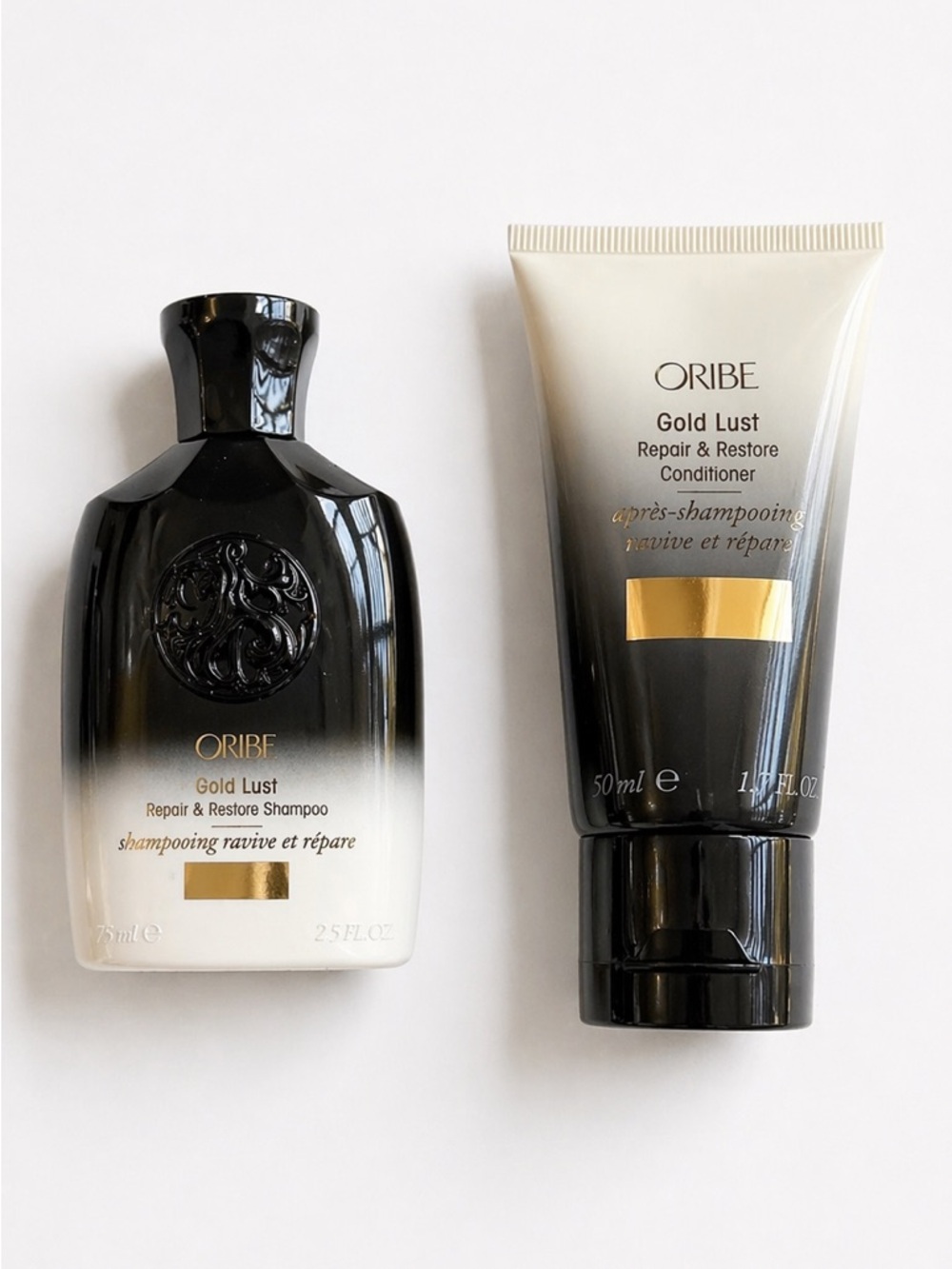 Oribe Gold Lust Repair & Restore Shampoo + Conditioner Set New